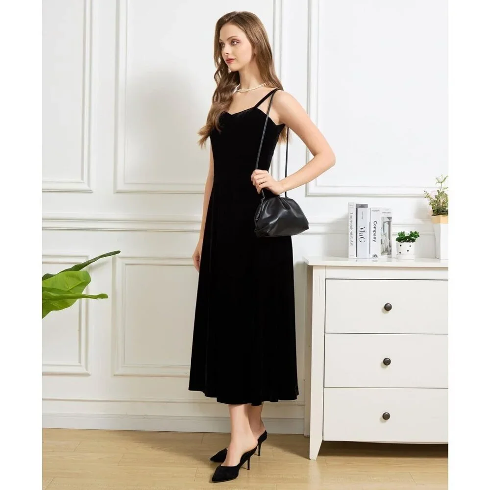 Women's Black PU leather Elegant Dressy Pleated Cloud Super Soft Clutch